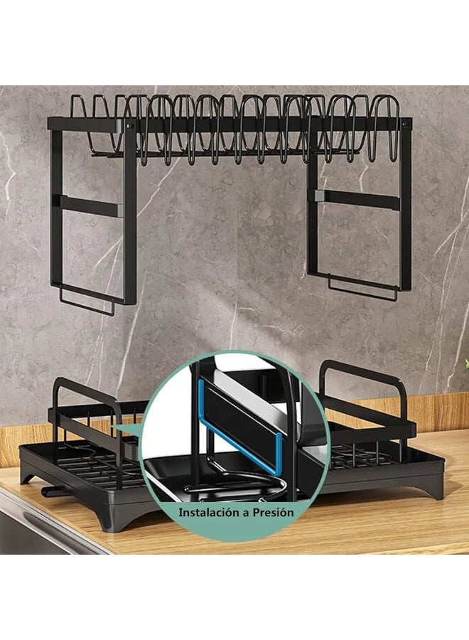 A complete kitchen For all kitchen needs 2 floors Organizer for plates and cups Organizer for spoons/forks/knives All your kitchen supplies in one place Not to mention that it is fully metal coated against rust - Image 3
